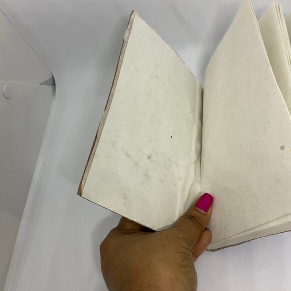 Genuine Leather Journal- 100% Cotton Handmade Paper - Picture 5 of 8
